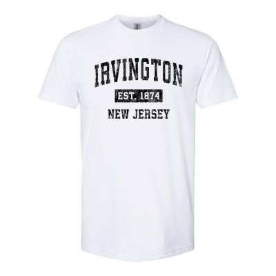 Irvington New Jersey Nj Vintage Sports Softstyle CVC T-Shirt