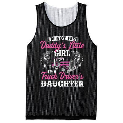 I'm Not Just Daddy's Little Truck Driver Daughter Mesh Reversible Basketball Jersey Tank