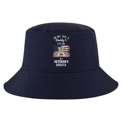 I'm Not Just Daddy's Little Girl Im A Veterans Daughter Cool Comfort Performance Bucket Hat