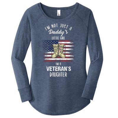 I'm Not Just Daddy's Little Girl Im A Veterans Daughter Women's Perfect Tri Tunic Long Sleeve Shirt