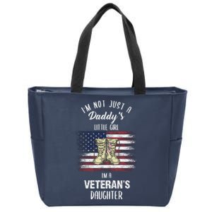 I'm Not Just Daddy's Little Girl Im A Veterans Daughter Zip Tote Bag