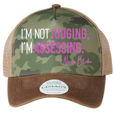 I’m Not Judging I’m Assessing Nurse Blake Legacy Tie Dye Trucker Hat