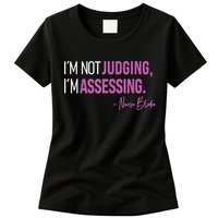 I’m Not Judging I’m Assessing Nurse Blake Womens T-Shirt