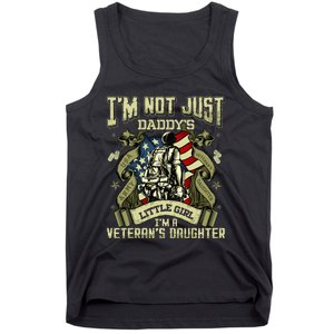 Im Not Just A Daddys Little Girl Im A Veterans Daughter Tank Top