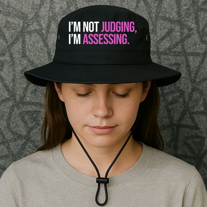 I'm Not Judging I'm Assessing Bucket Hat