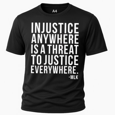 Injustice Anywhere is a Threat to JUSTICE Everywhere MLK Performance Shirt