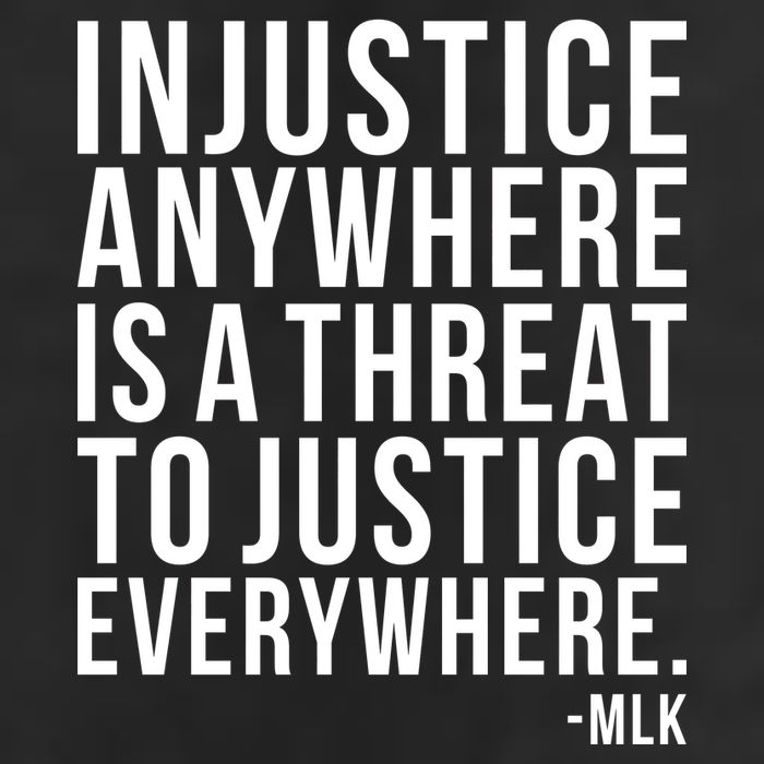 Injustice Anywhere is a Threat to JUSTICE Everywhere MLK Microfiber Hand Towel