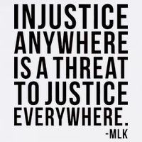 Injustice Anywhere is a Threat to JUSTICE Everywhere MLK Garment-Dyed Sweatshirt
