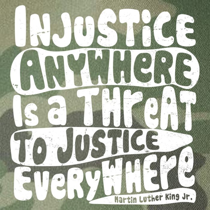 Injustice Anywhere Is A Threat To Justice Everywhere MLK Quote Legacy Tie Dye Trucker Hat