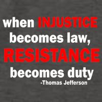 Injustice Becomes Law Resistance Duty Vector Backpack