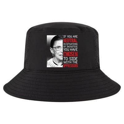 Injustice Ruth Bader Ginsburg Notorious RBG Quote Cool Comfort Performance Bucket Hat