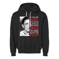 Injustice Ruth Bader Ginsburg Notorious RBG Quote Garment-Dyed Fleece Hoodie