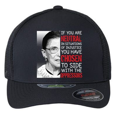 Injustice Ruth Bader Ginsburg Notorious RBG Quote Flexfit Unipanel Trucker Cap