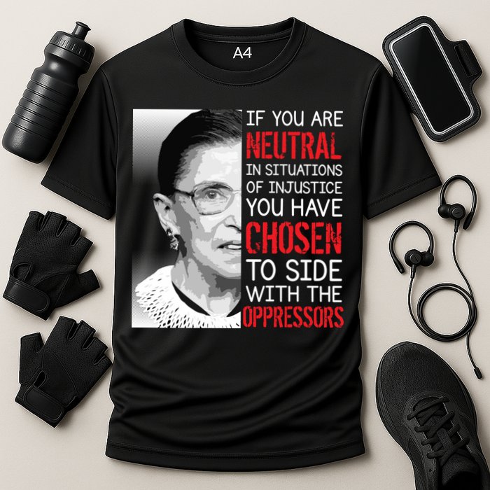 Injustice Ruth Bader Ginsburg Notorious RBG Quote Performance Shirt