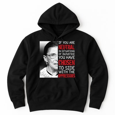 Injustice Ruth Bader Ginsburg Notorious RBG Quote Hoodie