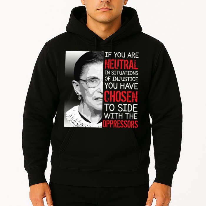 Injustice Ruth Bader Ginsburg Notorious RBG Quote Hoodie
