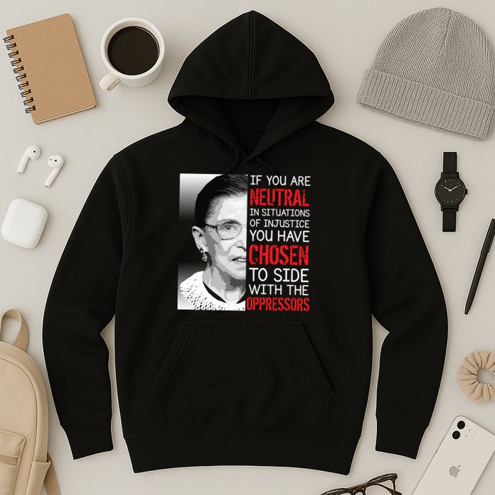 Injustice Ruth Bader Ginsburg Notorious RBG Quote Hoodie
