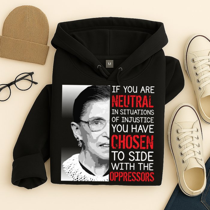 Injustice Ruth Bader Ginsburg Notorious RBG Quote Hoodie
