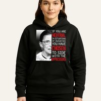 Injustice Ruth Bader Ginsburg Notorious RBG Quote Hoodie
