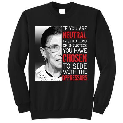 Injustice Ruth Bader Ginsburg Notorious RBG Quote Sweatshirt