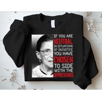 Injustice Ruth Bader Ginsburg Notorious RBG Quote Sweatshirt