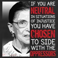 Injustice Ruth Bader Ginsburg Notorious RBG Quote Adult Drive Performance Visor