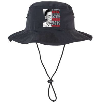 Injustice Ruth Bader Ginsburg Notorious RBG Quote Bucket Hat