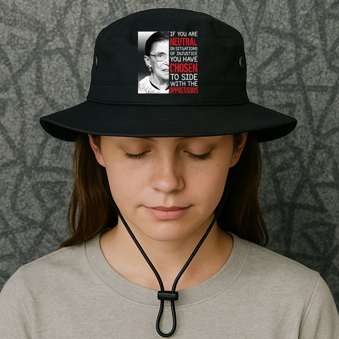 Injustice Ruth Bader Ginsburg Notorious RBG Quote Bucket Hat