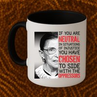 Injustice Ruth Bader Ginsburg Notorious RBG Quote Mug