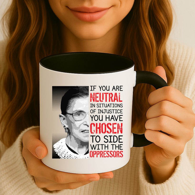 Injustice Ruth Bader Ginsburg Notorious RBG Quote Mug