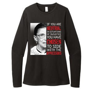 Injustice Ruth Bader Ginsburg Notorious RBG Quote Womens CVC Long Sleeve Shirt