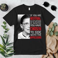 Injustice Ruth Bader Ginsburg Notorious RBG Quote Premium T-Shirt