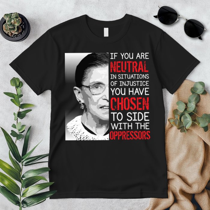 Injustice Ruth Bader Ginsburg Notorious RBG Quote Premium T-Shirt