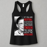 Injustice Ruth Bader Ginsburg Notorious RBG Quote Womens Tank Top