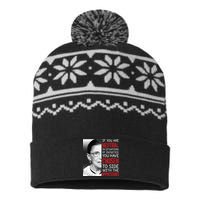 Injustice Ruth Bader Ginsburg Notorious RBG Quote USA-Made Snowflake Beanie