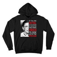 Injustice Ruth Bader Ginsburg Notorious RBG Quote Tall Hoodie