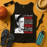 Injustice Ruth Bader Ginsburg Notorious RBG Quote Tank Top