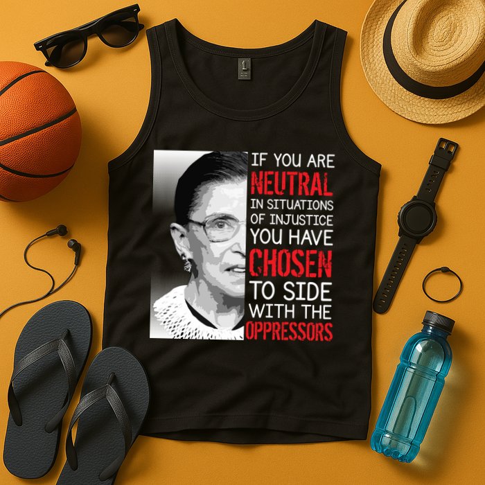 Injustice Ruth Bader Ginsburg Notorious RBG Quote Tank Top