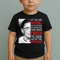 Injustice Ruth Bader Ginsburg Notorious RBG Quote Toddler T-Shirt