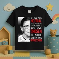 Injustice Ruth Bader Ginsburg Notorious RBG Quote Toddler T-Shirt