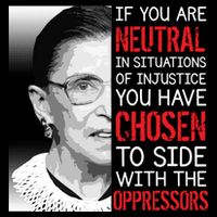 Injustice Ruth Bader Ginsburg Notorious RBG Quote Toddler T-Shirt