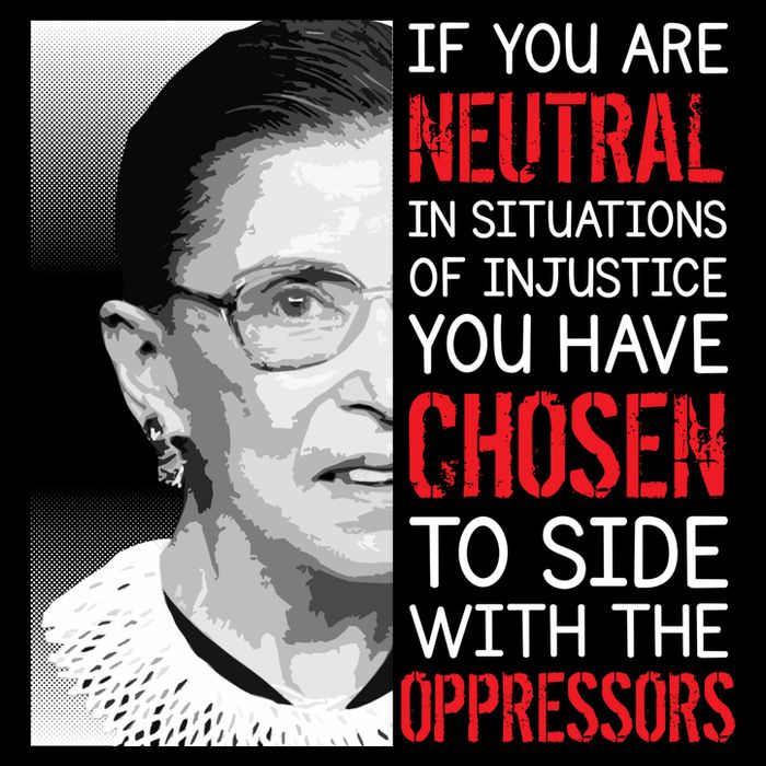 Injustice Ruth Bader Ginsburg Notorious RBG Quote Toddler T-Shirt