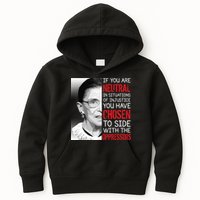 Injustice Ruth Bader Ginsburg Notorious RBG Quote Kids Hoodie