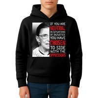 Injustice Ruth Bader Ginsburg Notorious RBG Quote Kids Hoodie