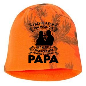 I Never Knew How Much Love My Heart Could Hold Until Someone Called Me Papa Kati - Camo Knit Beanie