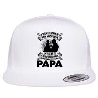 I Never Knew How Much Love My Heart Could Hold Until Someone Called Me Papa Flat Bill Trucker Hat