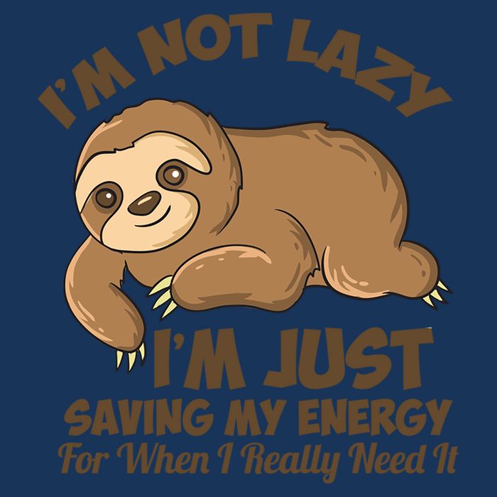 I'm Not Lazy I'm Just Saving My Energy Funny Sloth Saying  Infant Baby Jersey Bodysuit