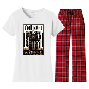 Im Not Like Other Girl S Im Worse Women's Flannel Pajama Set