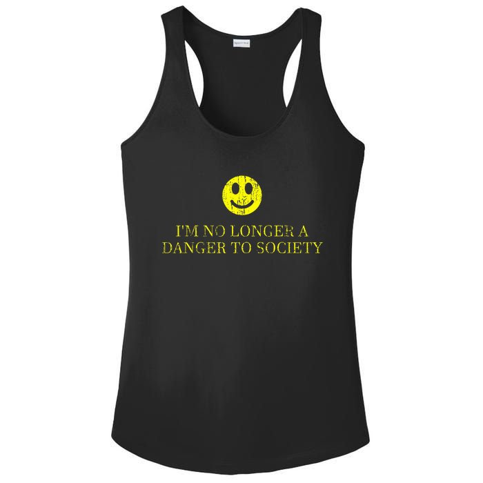 IM No Longer A Danger To Society Ladies PosiCharge Competitor Racerback Tank