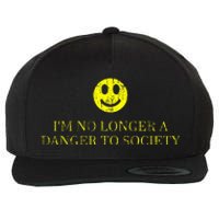 IM No Longer A Danger To Society Wool Snapback Cap